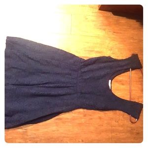 Lacey blue skater dress